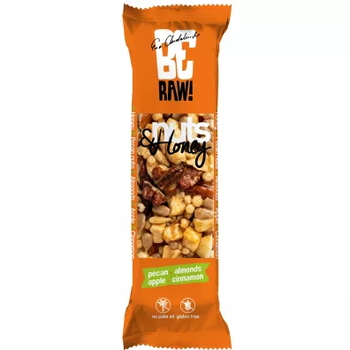 BeRaw Baton Orzechy pekan i mid Nuts&Honey bar pecan 30 g
