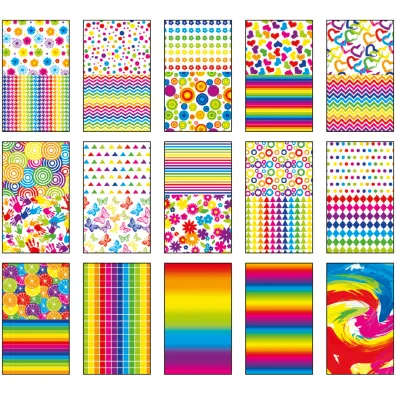 Happy Color Blok z motywami COLORS A4 27 motyw�w 80g 15 kartek