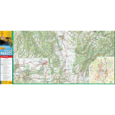 Sudety Wschodnie mapa turystyczna 1:60 000 laminat 2024