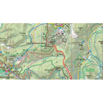 Sudety Wschodnie mapa turystyczna 1:60 000 laminat 2024