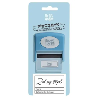 Be-Happy Gifts Piecz�tka z napisem - Super Facet