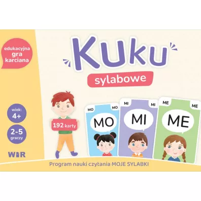 Kuku sylabowe. Edukacyjna gra karciana dla dzieci WIR - Agnieszka Suder, Katarzyna Guzik-Czachor