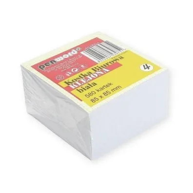Penword Kostka biurowa bia�a 85x85x50mm 580K