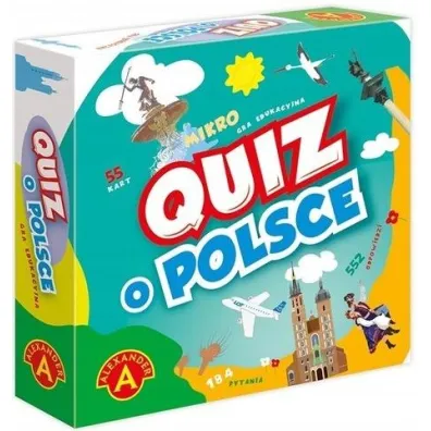Gra Quiz Mikro o Polsce PLX ALEXANDER 2864