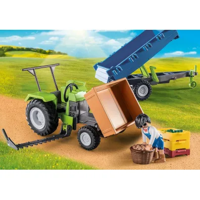 Playmobil Country Traktor z przyczep� 71249