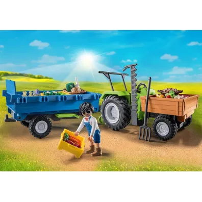 Playmobil Country Traktor z przyczep� 71249