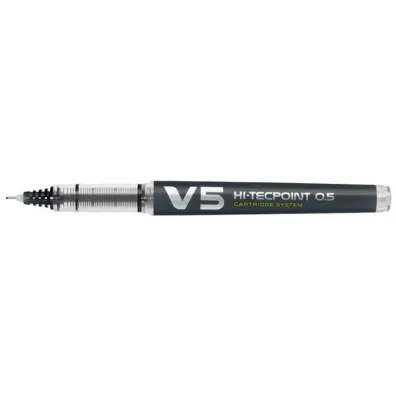 Pilot Cienkopis kulkowy Hi-Tecpoint V5 Cartridge System Czarny (BXC-V5-B)