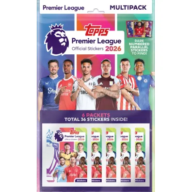 Premier League 2026 Stickers Multipack