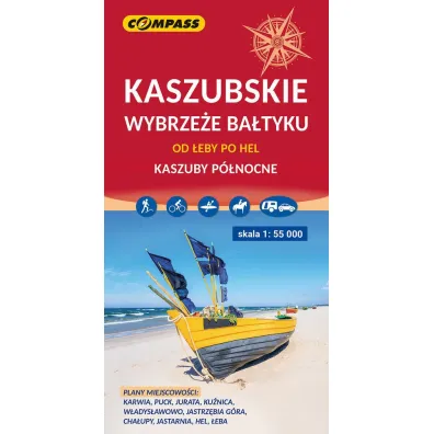 Kaszubskie wybrze�e Ba�tyku - od �eby po Hel. Mapa turystyczna w skali 1:55 000