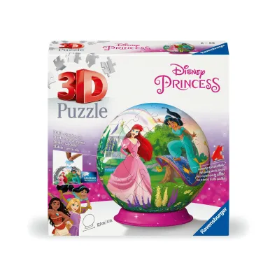 Puzzle Kula 72 el. 3D Ksi�niczki Disney'a Ravensburger