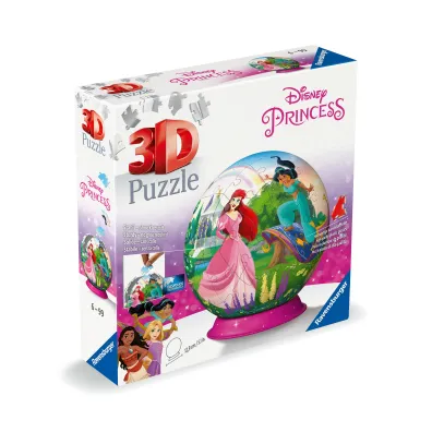 Puzzle Kula 72 el. 3D Ksi�niczki Disney'a Ravensburger