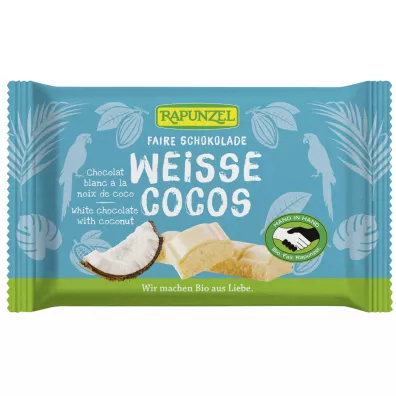 Rapunzel Czekolada bia�a z wi�rkami kokosowymi 100 g Bio