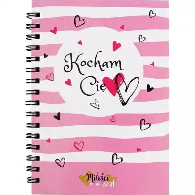 Be-Happy Gifts Notes na spr�ynie Kocham Ci�