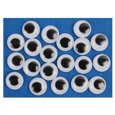 Fandy Ruchome oczka owal 20 mm