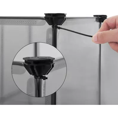 Songmics Wybieg kojec dla maych zwierzt 143 cm