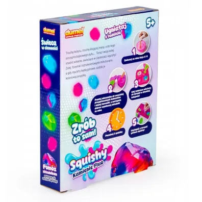 Dumel Squishy Kamienie Fluo
