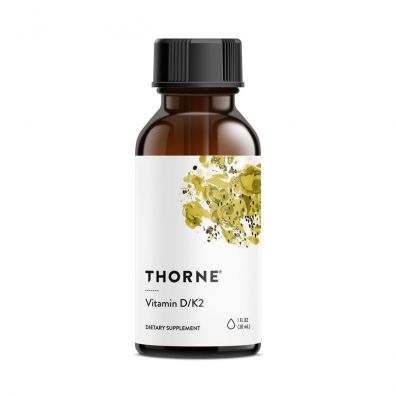 Zdjęcia - Witaminy i składniki mineralne Thorne Research Vitamin D3+K2 Liquid Suplement diety 30 ml 