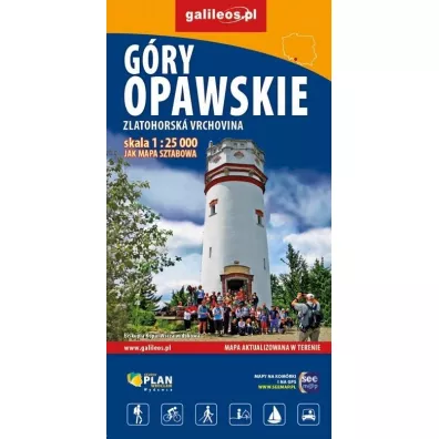 Mapa - gry Opawskie 1:25 000