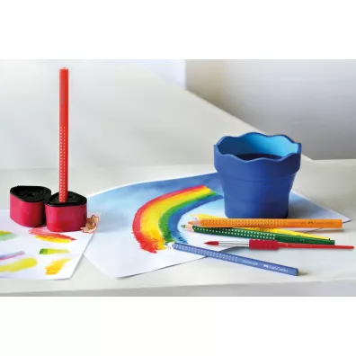 Faber-Castell Pojemnik na wod� Click&Go niebieski