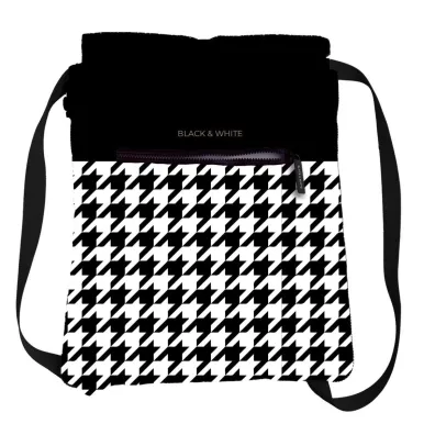 Beniamin Worko-plecak Black&White Pepitka