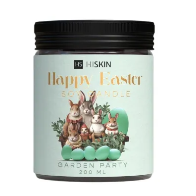 HiSkin Happy Easter Soy Candle wieca sojowa Garden Party 200 ml
