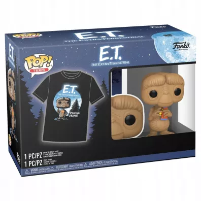 T-shirt i figurka E.T. Funko Pop