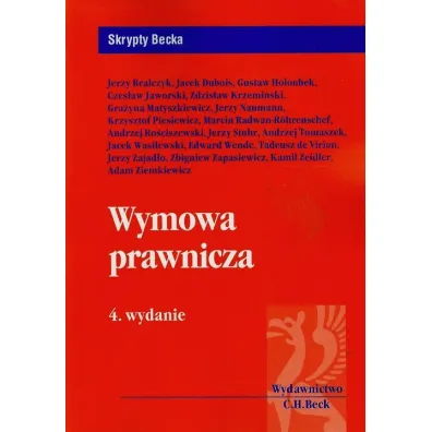 Wymowa prawnicza. Skrypty Becka