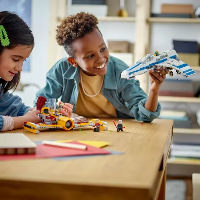 LEGO Star Wars E-Wing Nowej Republiki kontra Myliwiec Shin Hati 75364