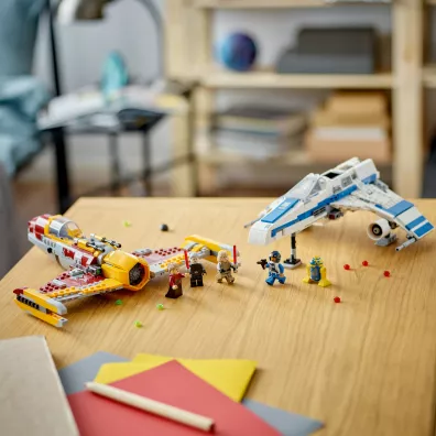LEGO Star Wars E-Wing Nowej Republiki kontra Myliwiec Shin Hati 75364