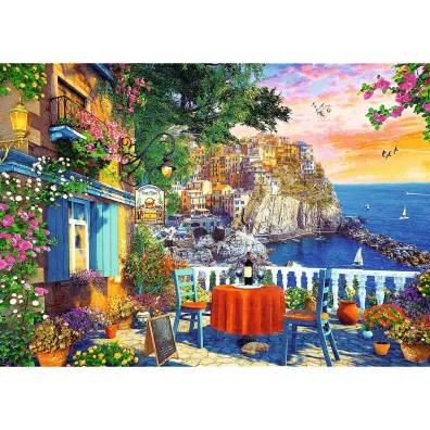 Puzzle 1000 el. Widok na Cinque Terre Trefl