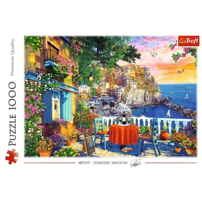 Puzzle 1000 el. Widok na Cinque Terre Trefl