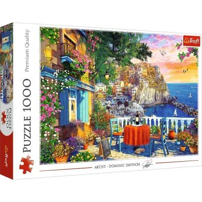 Puzzle 1000 el. Widok na Cinque Terre Trefl