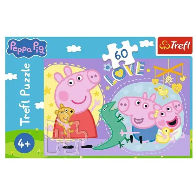 Puzzle 60 el. Szcz�liwa �winka Trefl
