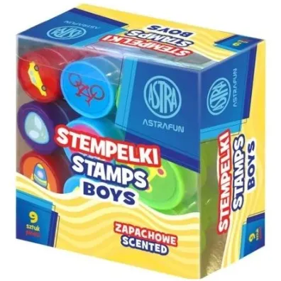 Stempelki zapachowe Boys 9 szt. Astra