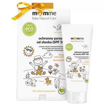 Momme Baby Natural Care ochronny parasol od s�onka dla dzieci SPF50 50 ml