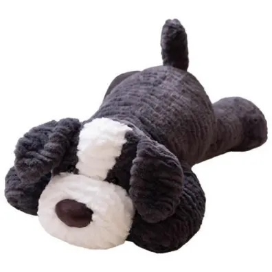 LeanToys Maskotka przytulanka ciemno szara 30cm