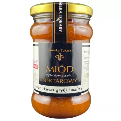 Pasieka Tokary Mi�d nektarowy premium wielokwiatowy mix smak�w 400 g