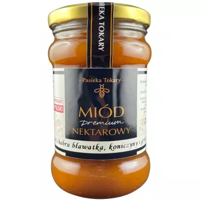Pasieka Tokary Mi�d nektarowy premium wielokwiatowy mix smak�w 400 g