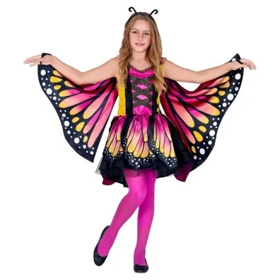 Str�j motyla w kolorze r�owym rozm 104cm
