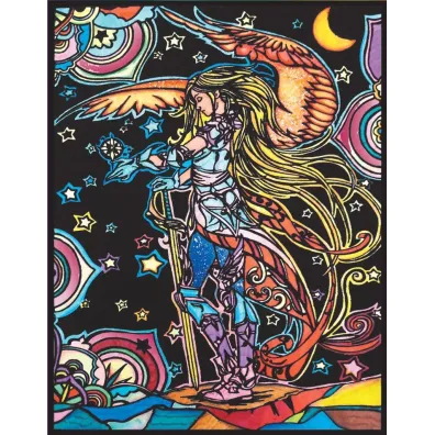 Kolorowanka Welwetowa 47x35 Elf Wojownik