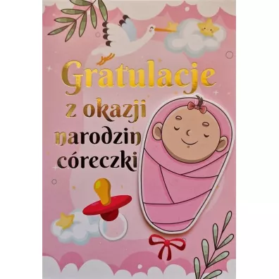 Yeku Karnet Narodziny dziewczynka