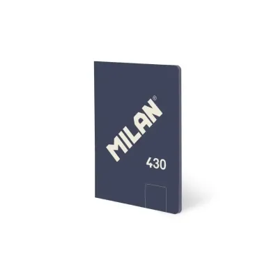 Milan Zeszyt klejony A5/48K g�adki niebieski