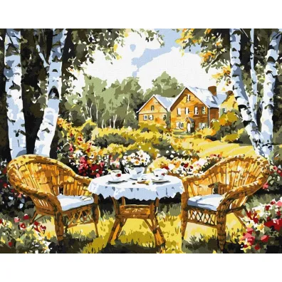Ideyka Malowanie po numerach - Wymarzony domek 40x50cm