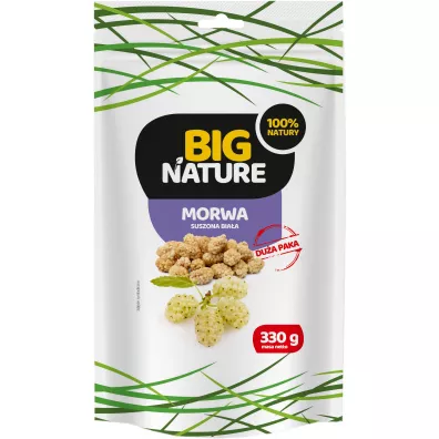 Big Nature Morwa suszona bia�a Du�a Paka 330 g