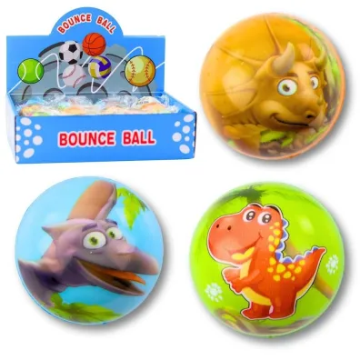 Pi�ka piankowa 6,5cm Dinozaury MIX LeanToys