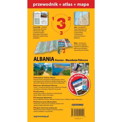 Albania Kosowo Macedonia P�nocnazestaw przewodnikowy 3w1 2024