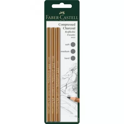 Faber-Castell W�giel w kredce 3 szt.