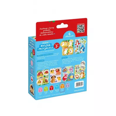 CzuCzu Puzzle Myszka i przyjaciele 2+ Bright Junior Media