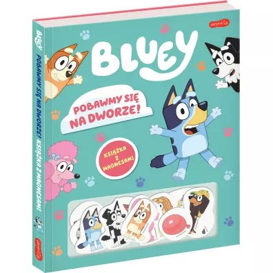 Pobawmy si� na dworze! Bluey. Ksi��ka z magnesami