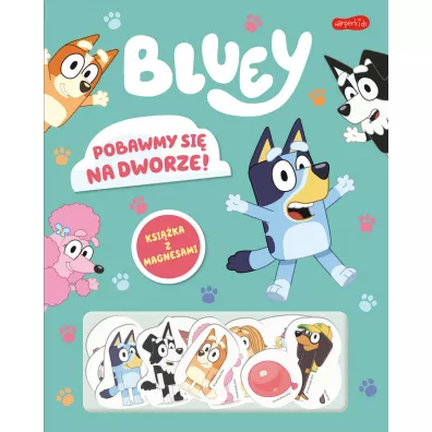 Pobawmy si� na dworze! Bluey. Ksi��ka z magnesami
